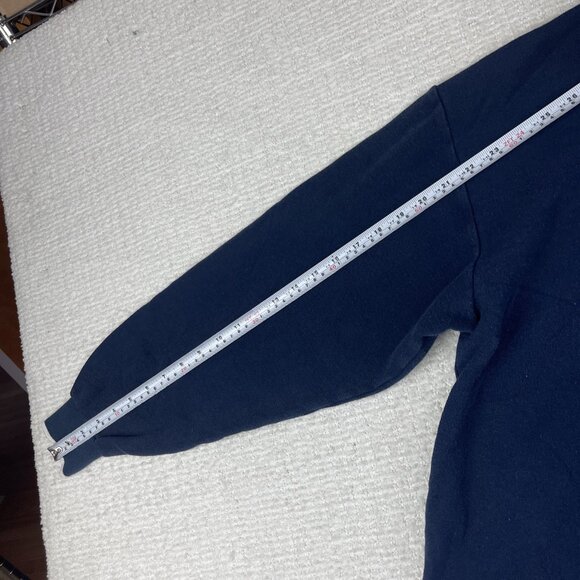 VTG Canada Made Montreal Canadien Mens XL NHL Rugby Polo Bulletin Athletic Navy - Picture 13 of 16